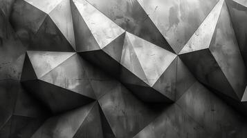 AI generated Abstract Black and White Design photo