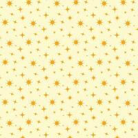 Repeating retro star pattern vector