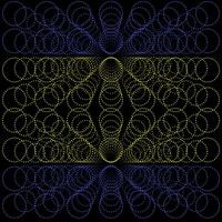 3D rendering of abstraction with 3D surreal sculpture in spherical organic curve, circles, for design, element for design, abstraction, rings vector