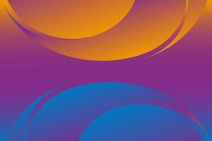 Abstract background with circles of purple and orange colors. Background with place for your text. Vector illustration.