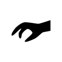 Give to take or put hand sign. Vector illustration on white background