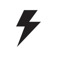 Lightning, electric power vector logo design element.