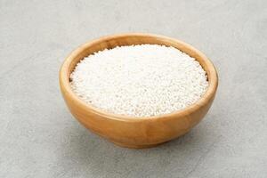 Organic Glutinous Rice or Sticky Rice photo