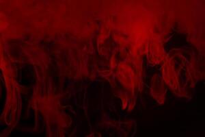 Vibrant Red Steam on Dark Background, A Dynamic Visual Statement. photo