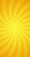 Simple Gradient Abstract Yellow Swirl Radiant Beams Effect Plain Animation Blank Vertical Video Background