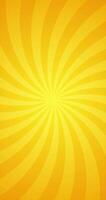 Simple Gradient Abstract Yellow Swirl Radiant Beams Effect Plain Animation Blank Vertical Video Background