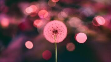 AI generated Abstract blur background features beautiful pink bokeh effect photo