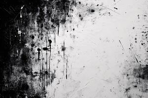 AI generated Grunge black and white Texture background, Abstract Ink Texture Border, Rusty Texture Background, Grunge Texture Background, AI Generative photo