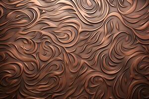 AI generated Copper Nonferrous Metal Texture, Metal Texture Background, Copper Texture Background, Copper metal surface Texture, AI Generative photo