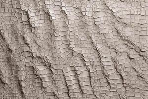 AI generated Crocodile White Leather Texture Background, Crocodile White Leather Background, Leather Texture, Crocodile Leather 3D Texture, Crocodile Skin Texture, AI Generative photo