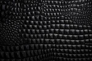 AI generated Crocodile Black Leather Texture Background, Crocodile Black Leather Background, Leather Texture, Crocodile Leather 3D Texture, Crocodile Skin Texture, AI Generative photo