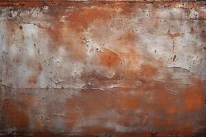 AI generated Old Metal Texture, Old Metal Background, Rusty Metal Texture Background, Grunge Metal Texture Background, Old Steel Texture, Rusted on surface of the old iron, AI Generative photo