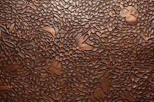 ai generado cobre no ferroso metal textura, metal textura fondo, cobre textura fondo, cobre metal superficie textura, ai generativo foto
