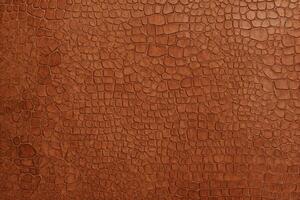 AI generated Crocodile Brown Leather Texture Background, Crocodile Brown Leather Background, Leather Texture, Crocodile Leather 3D Texture, Crocodile Skin Texture, AI Generative photo