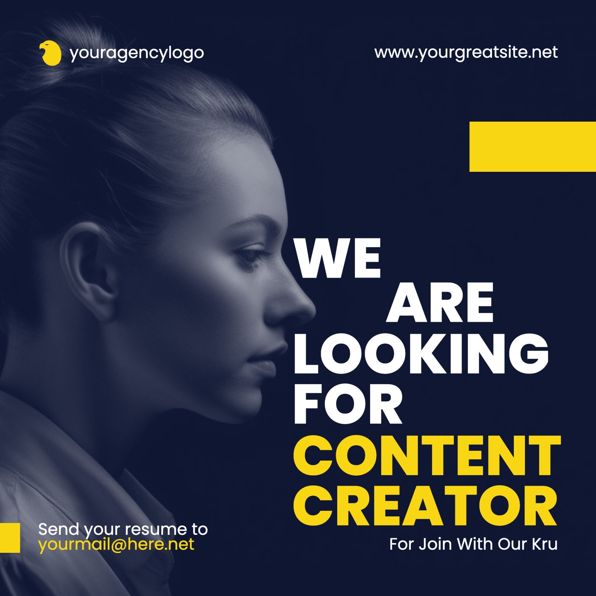 Content Creator Business Creative Job Instagram Post