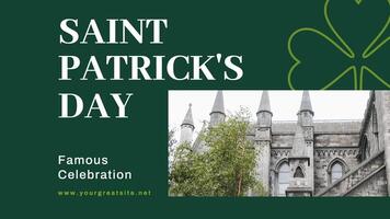 saint patricks day celebration presentation template