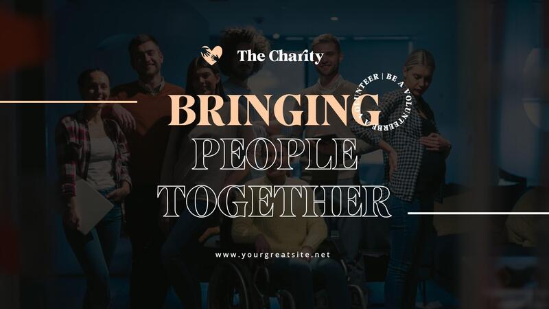 volunteer for charity presentation