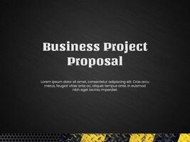 Industrial Proposal Presentation Template