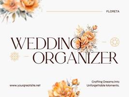 Floral Wedding Organizer Presentation template