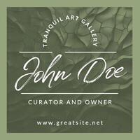 Creative Business Card (Square) template