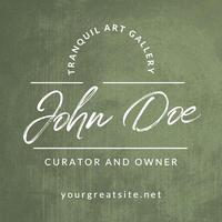 Creative Business Card (Square) template