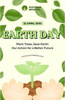 Earth Day Poster template