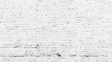 White Brick Wall Texture, Clean and Contemporary Background. photo