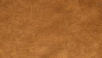 Macro Shot of Genuine Brown Leather Texture. photo