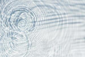 Serene Rain, Palm Leaf Silhouette under Cascading Water Droplets, Aerial View. photo