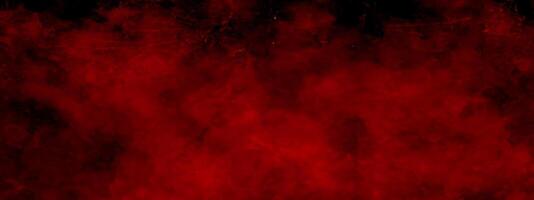 Vibrant Red Grunge Texture, Abstract Aged Background with Flash of Light. photo