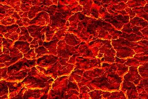 Fiery Red Lava Texture, Abstract Background photo