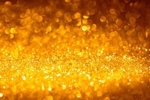 Radiant Illumination, Abstract Sparkling Lights Background. photo