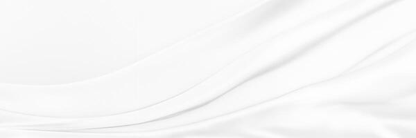 Abstract Elegance, Soft Fabric Drops on White Background photo