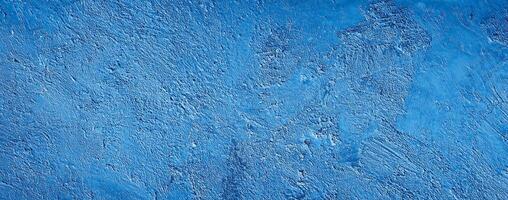 Blue Textured Concrete, Abstract Background. photo