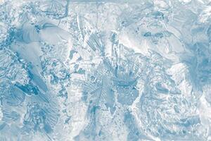 Frosty Texture, Ice Blocks Background with Crisp Contrast. photo