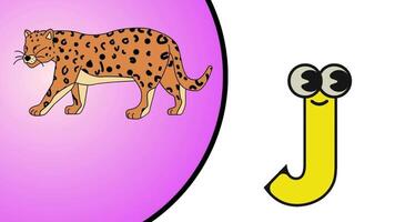 ABC tecknad serie alfabet animera inlärning för barn ABC barnkammare klass barnkammare rim video