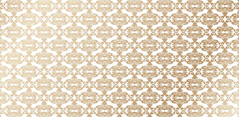 seamlessly damask wallpaper pattern golden colors isolated white backgrounds victorian style for Fashionable modern wallpaper or textiles, books cover, Digital interfaces, print design wrapping papers