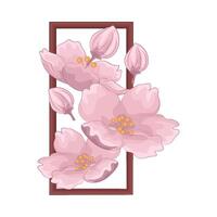 Illustration of cherry blossom vector