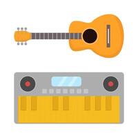 ilustración de guitarra vector