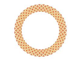 Abstract circle gradient wreath vector illustration