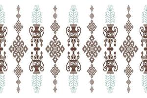 Seamless pixel art pattern. Aztec geometric vector background. Can be used in textile design, web design for making of clothes, accessories, decorative paper, backpack, wrapping, envelope, tile, etc.