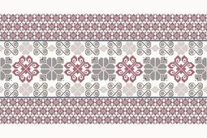 Seamless pixel art pattern. Aztec geometric vector background. Can be used in textile design, web design for making of clothes, accessories, decorative paper, backpack, wrapping, envelope, tile, etc.