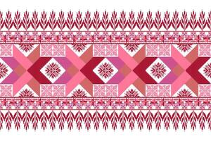 Seamless pixel art pattern. Aztec geometric vector background. Can be used in textile design, web design for making of clothes, accessories, decorative paper, backpack, wrapping, envelope, tile, etc.