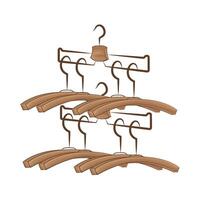 Illustration of clothes hanger vector