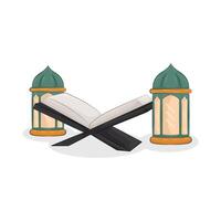 Illustration of Ramadan lantern vector