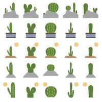 Illustration of cactus pack vector