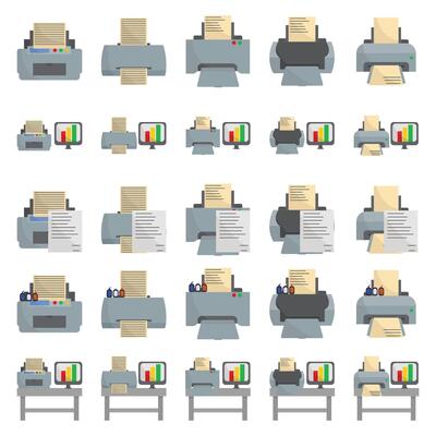 Illustration of printer pack