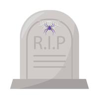 Illustration of grave vector