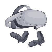 Illustration of virtual reality glasses vector