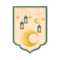 ilustración de Ramadán linterna vector